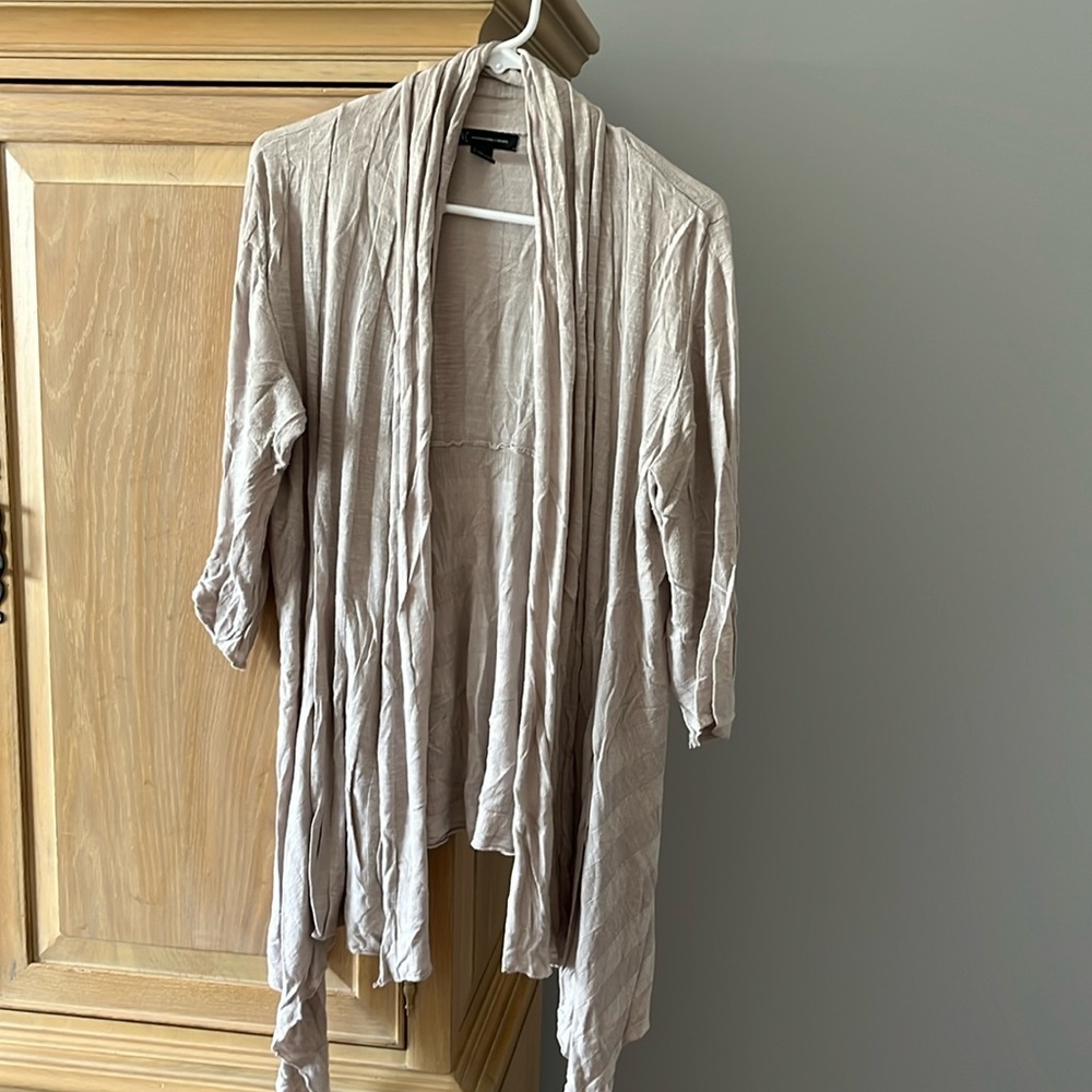 INC XL taupe cardigan